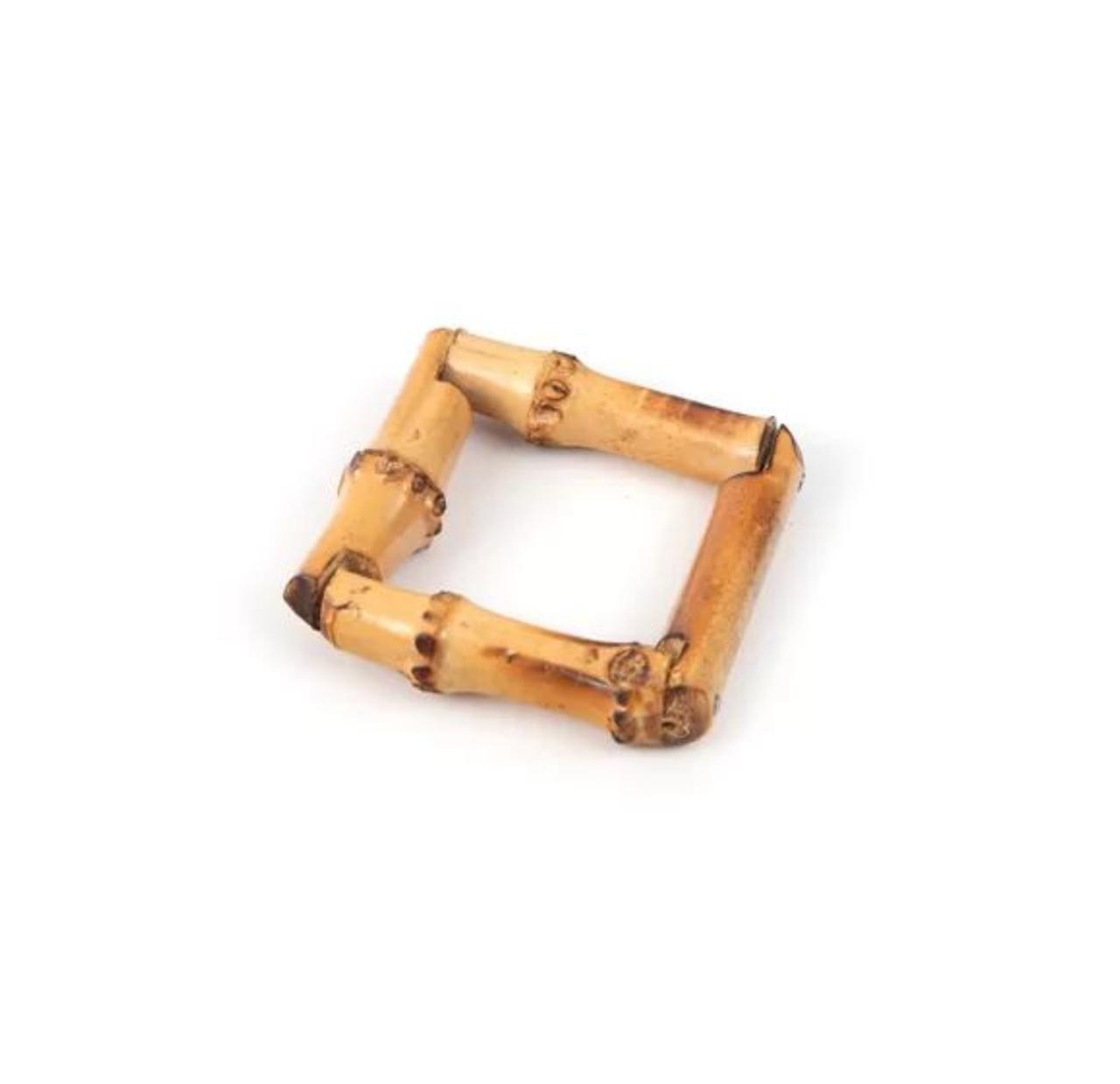 Square Bamboo Napkin Ring - Tampa Home & Garden Store