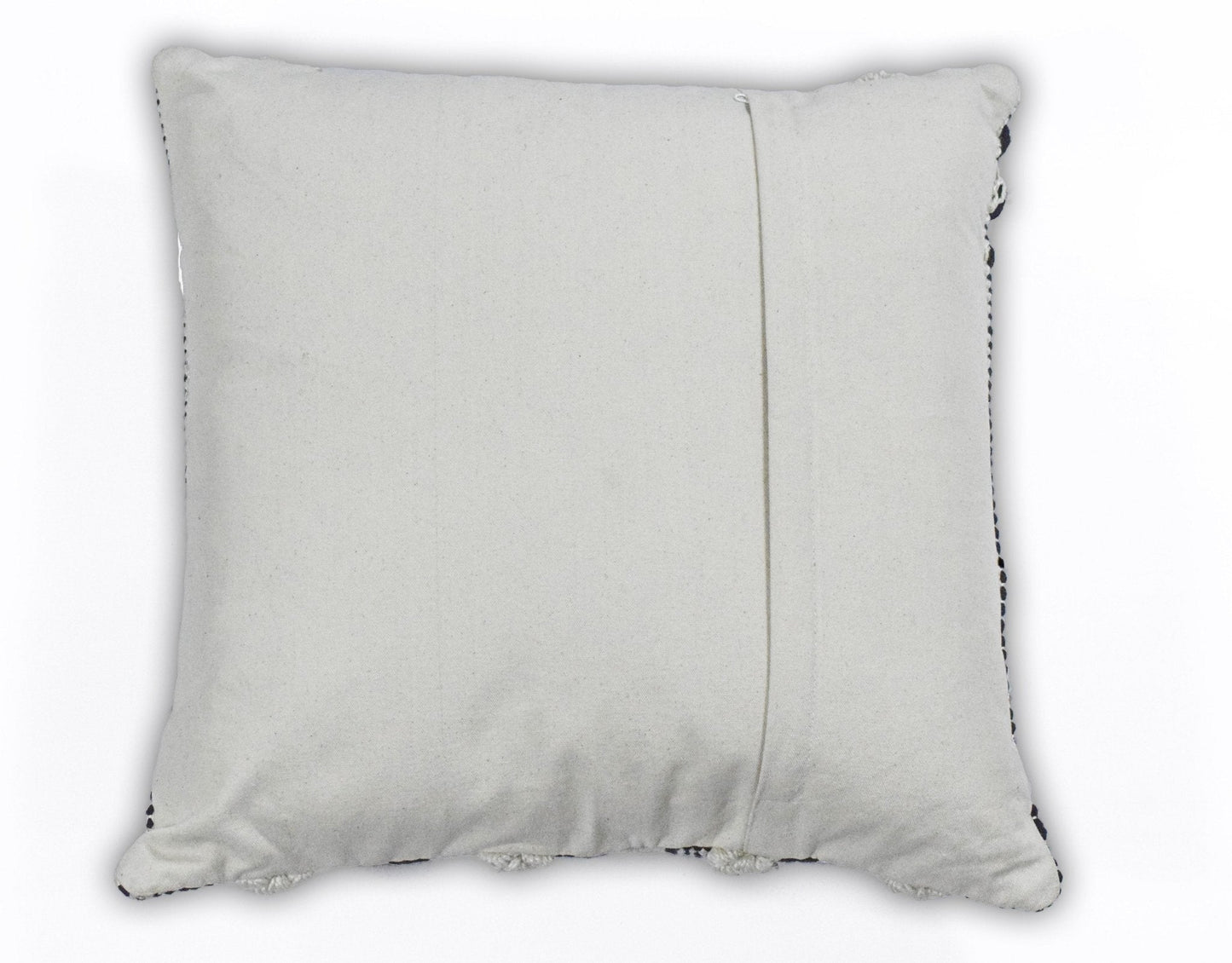 Square Outdoor and Indoor Safe Black and White Striped Pillow - Tampa Home & Garden Store