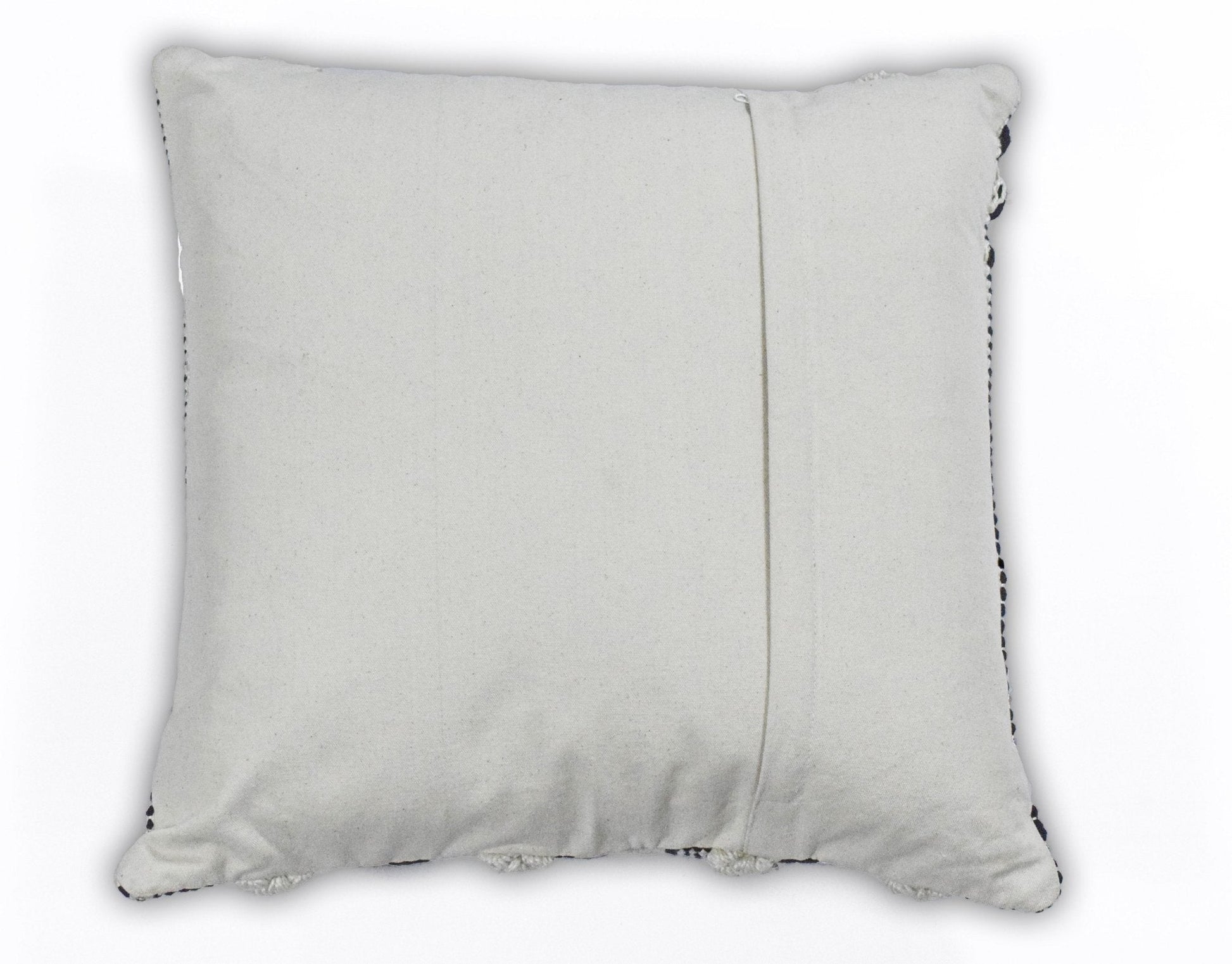 Square Outdoor and Indoor Safe Black and White Striped Pillow - Tampa Home & Garden Store