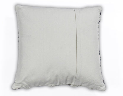 Square Outdoor and Indoor Safe Black and White Striped Pillow - Tampa Home & Garden Store