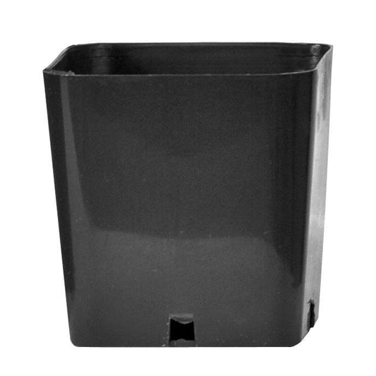 Square Plastic Pots - Anderson 2" Black - Tampa Home & Garden Store