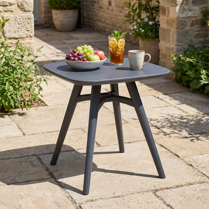 Square Outdoor Dining Table All Weather Plastic