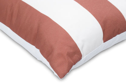 Squared Nautica Striped Designed Outdoor Safe Pillow - Tampa Home & Garden Store
