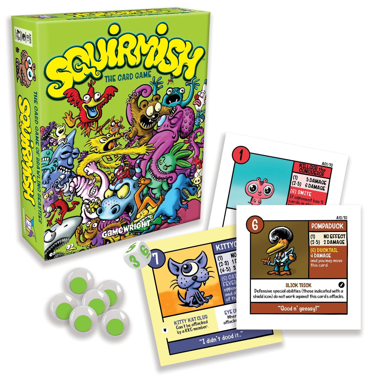 Squirmish The Card Game of Brawling Beasties - Tampa Home & Garden Store
