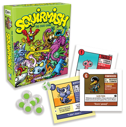 Squirmish The Card Game of Brawling Beasties - Tampa Home & Garden Store