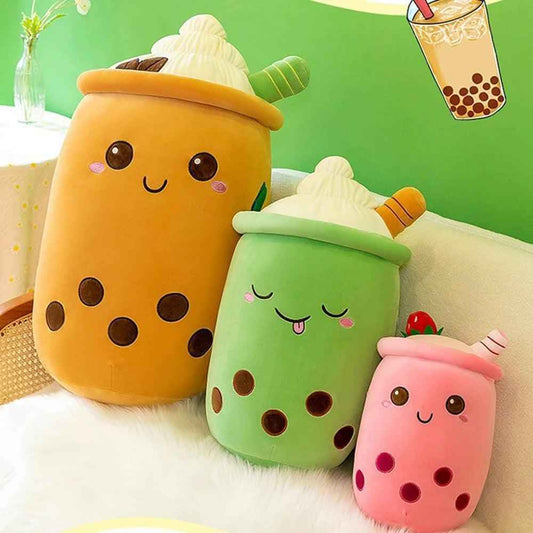 Ultra Soft And Huggable Bubble Tea Boba Plush
