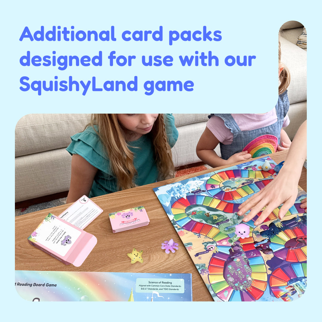 Squishyland Grade 3 to 5 Literacy Flashcards