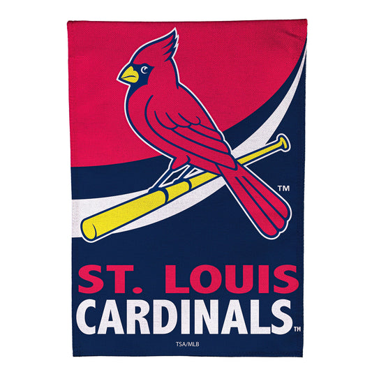 St Louis Cardinals Burlap House Flag - Tampa Home & Garden Store