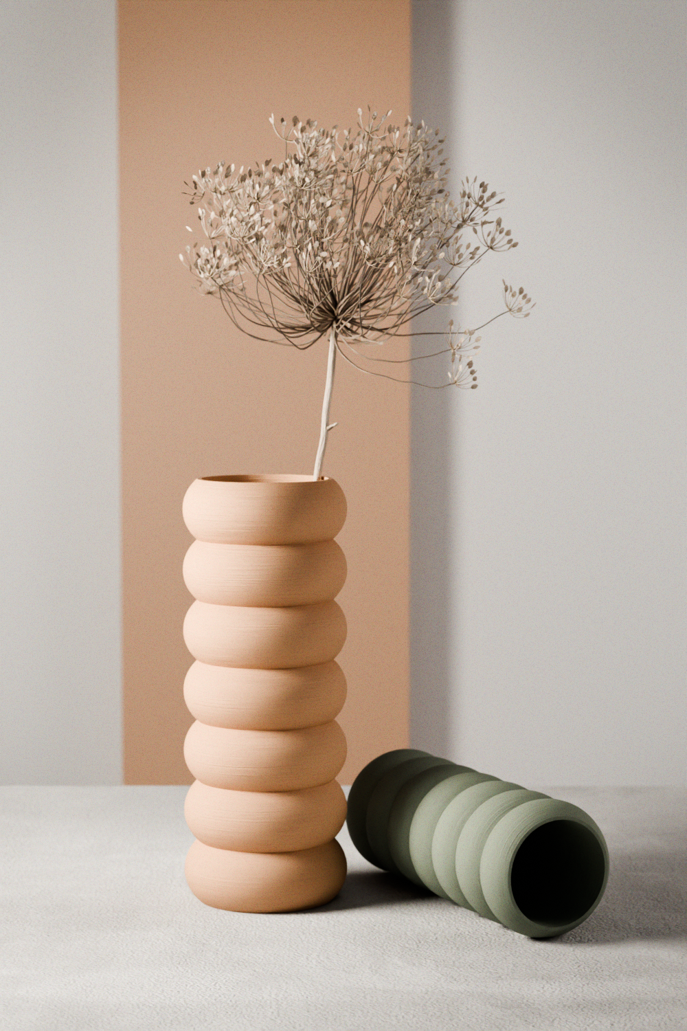 Stacked Vase - Tampa Home & Garden Store
