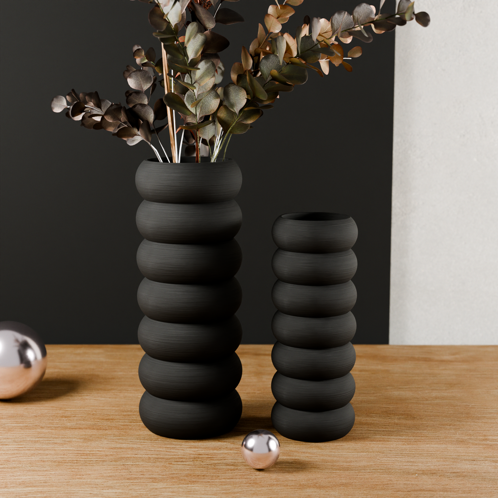 Stacked Vase - Tampa Home & Garden Store