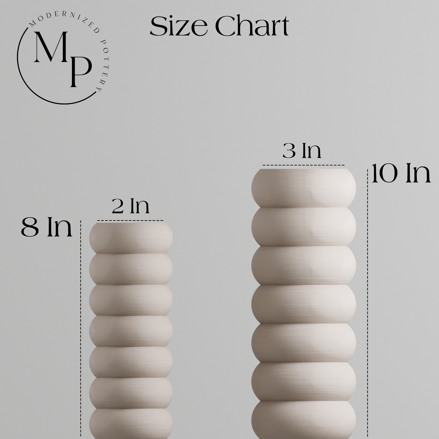 Stacked Vase - Tampa Home & Garden Store
