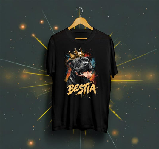 Staffy T-shirt Black - Tampa Home & Garden Store