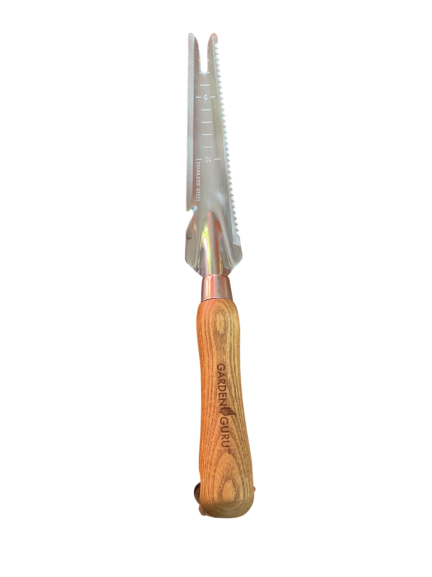 Stainless Steel 5-in-1 Weeder Trowel (classic wood handle) - Tampa Home & Garden Store