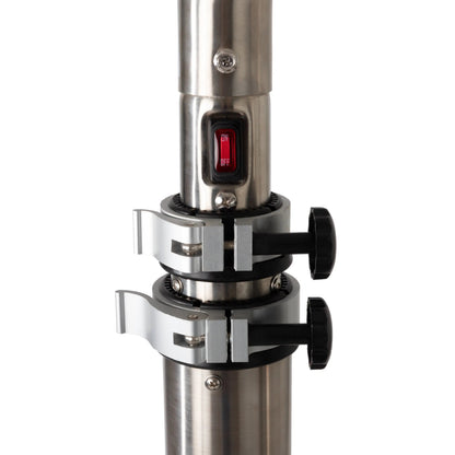 Stainless steel telescoping offset pole for infrared patio heater with on/off switch on Tampa Home & Garden Store