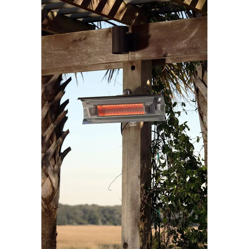 Stainless steel wall-mounted infrared patio heater by Fire Sense/Balkene Home for outdoors on Tampa Home & Garden Store