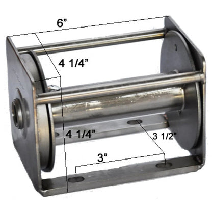 Stainless Steel Winch for Aluminum Flagpole - Tampa Home & Garden Store