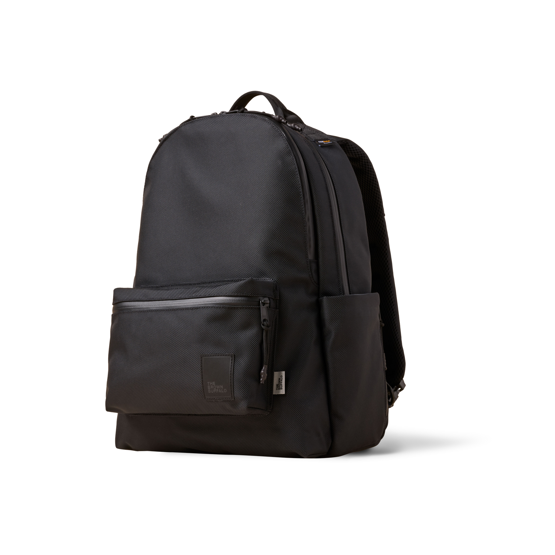Standard Issue Backpack in black fabric by The Brown Buffalo on Tampa Home & Garden Store
