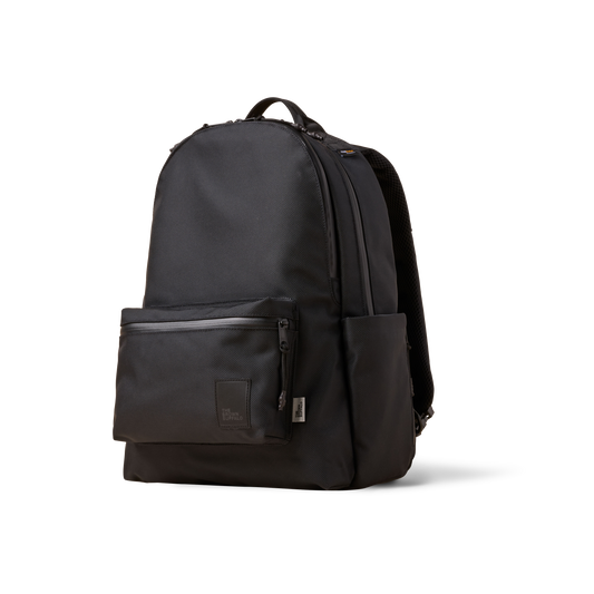 Standard Issue Backpack in black fabric by The Brown Buffalo on Tampa Home & Garden Store