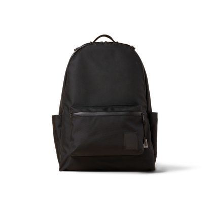 Backpack The Brown Buffalo Standard Issue black durable fabric with front zip pocket on Tampa Home & Garden Store