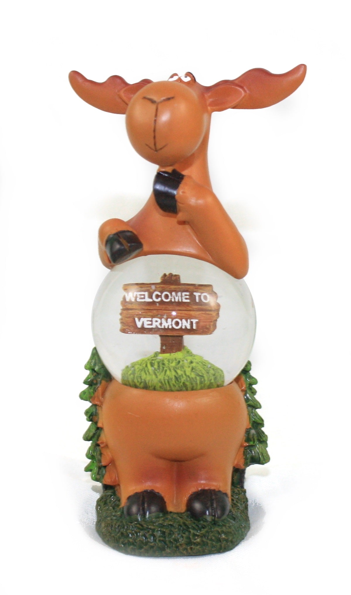 Standing Moose Snowglobe - Tampa Home & Garden Store