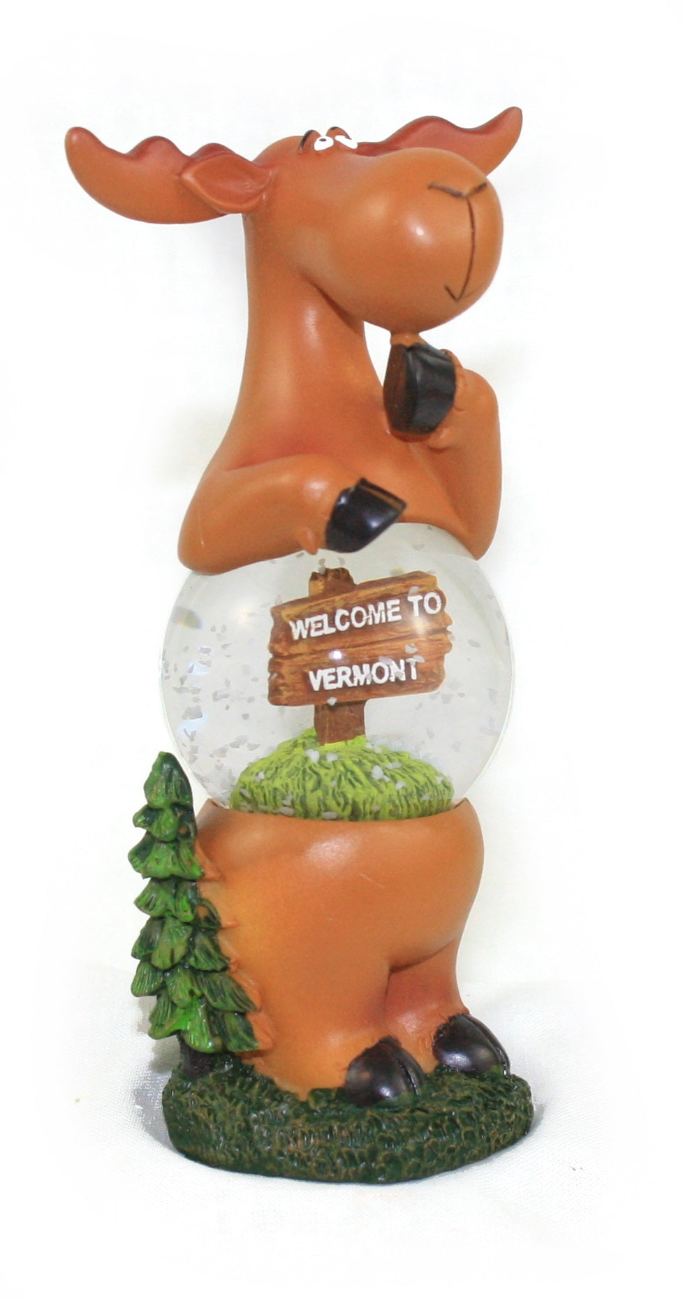 Standing Moose Snowglobe - Tampa Home & Garden Store