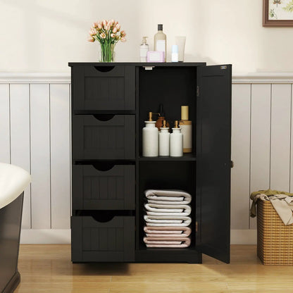 3-Tier Wall Mounted Shelf Unit with Metal Ladder