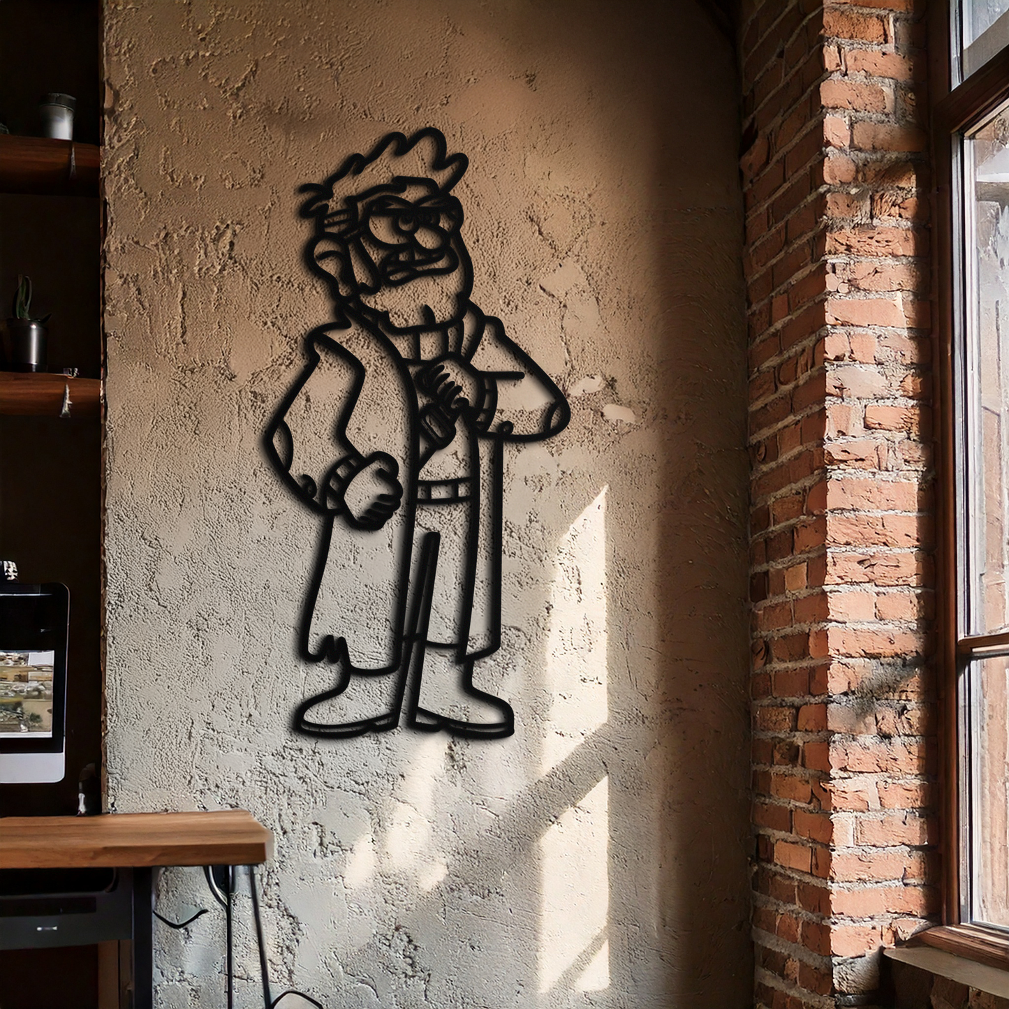 Stanford Pines Metal Wall Art – Gravity Falls-Inspired Silhouette for Fans- KAF664 - Tampa Home & Garden Store