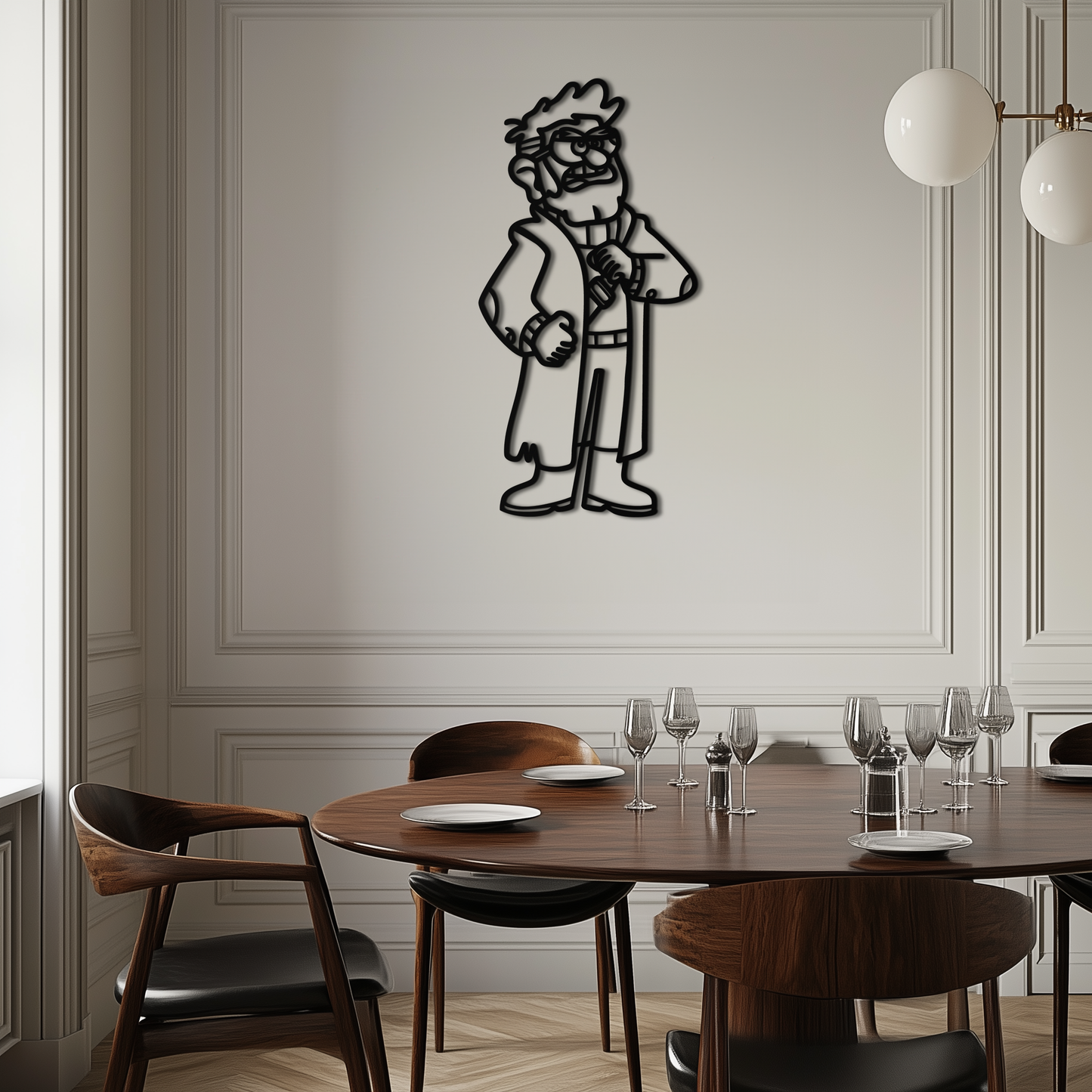 Stanford Pines Metal Wall Art – Gravity Falls-Inspired Silhouette for Fans- KAF664 - Tampa Home & Garden Store
