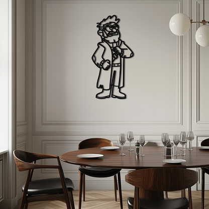 Stanford Pines Metal Wall Art – Gravity Falls-Inspired Silhouette for Fans- KAF664 - Tampa Home & Garden Store