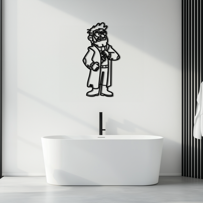 Stanford Pines Metal Wall Art – Gravity Falls-Inspired Silhouette for Fans- KAF664 - Tampa Home & Garden Store