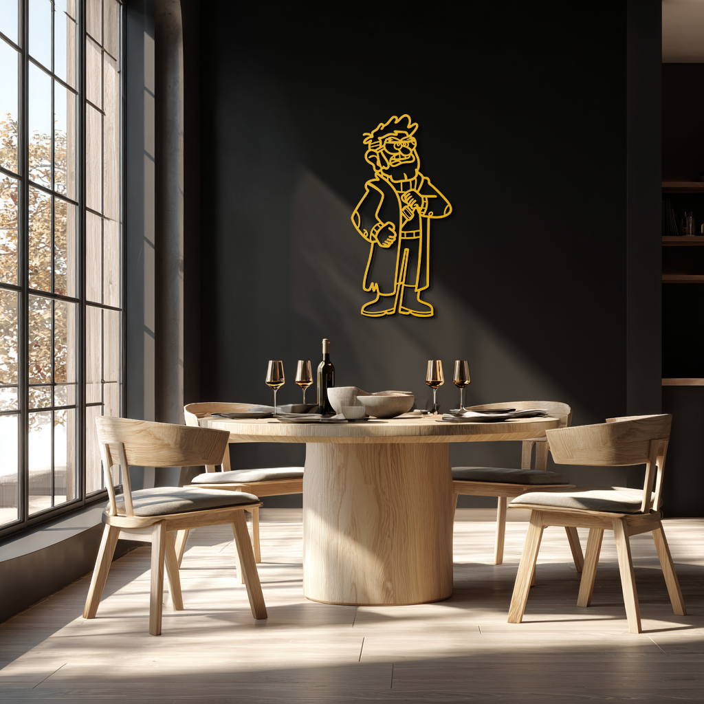 Stanford Pines Metal Wall Art – Gravity Falls-Inspired Silhouette for Fans- KAF664 - Tampa Home & Garden Store