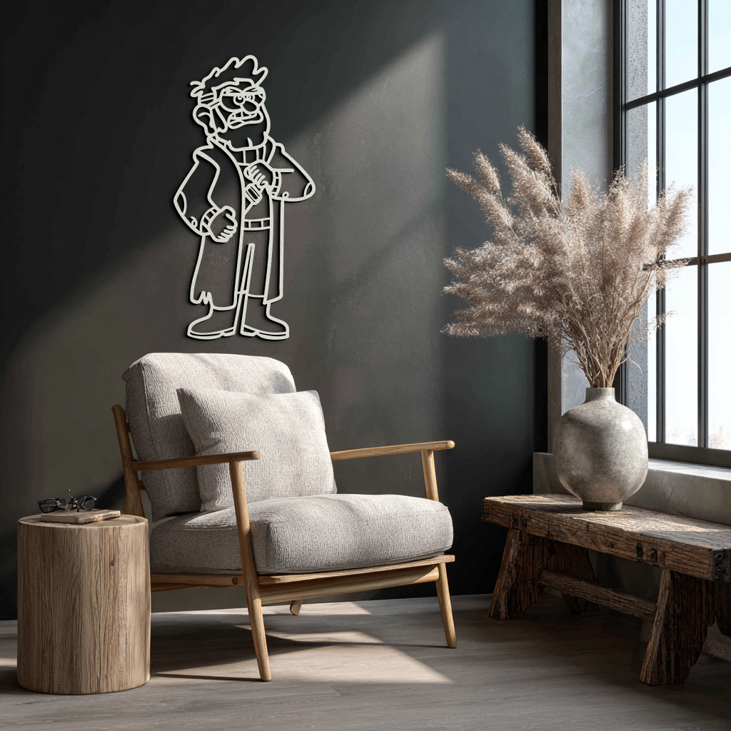 Stanford Pines Metal Wall Art – Gravity Falls-Inspired Silhouette for Fans- KAF664 - Tampa Home & Garden Store
