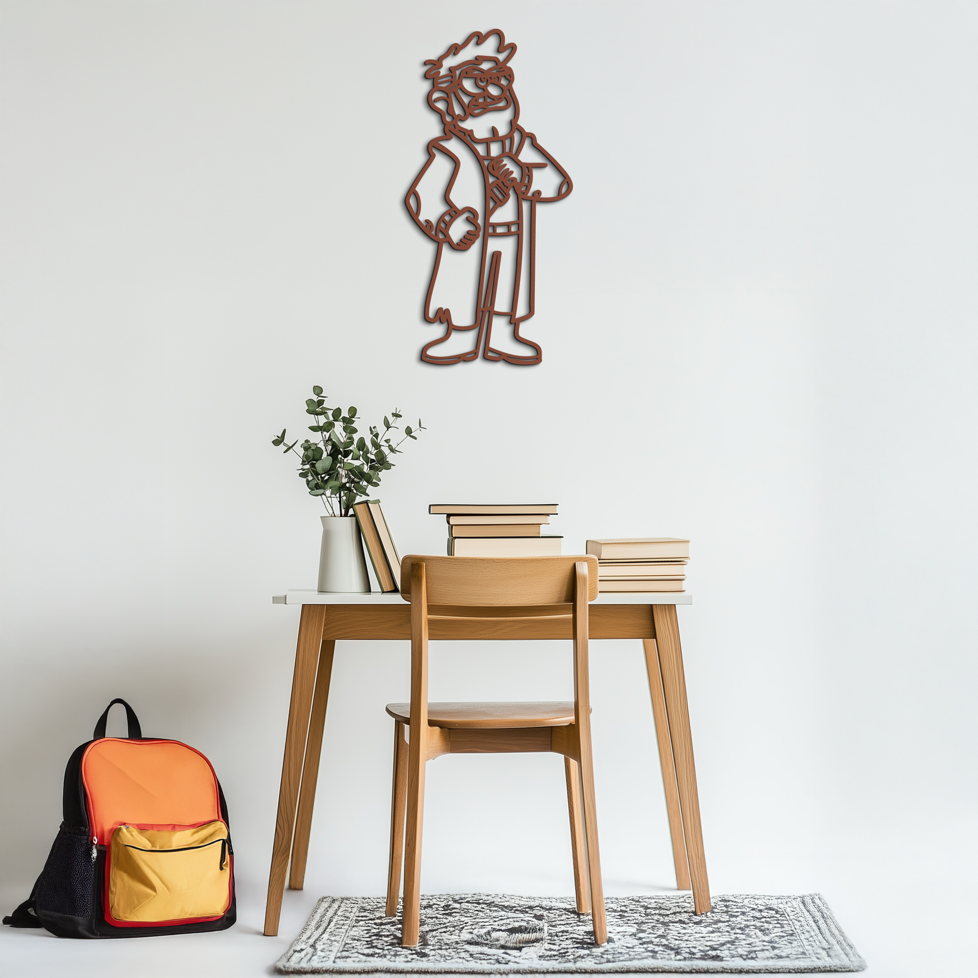 Stanford Pines Metal Wall Art – Gravity Falls-Inspired Silhouette for Fans- KAF664 - Tampa Home & Garden Store