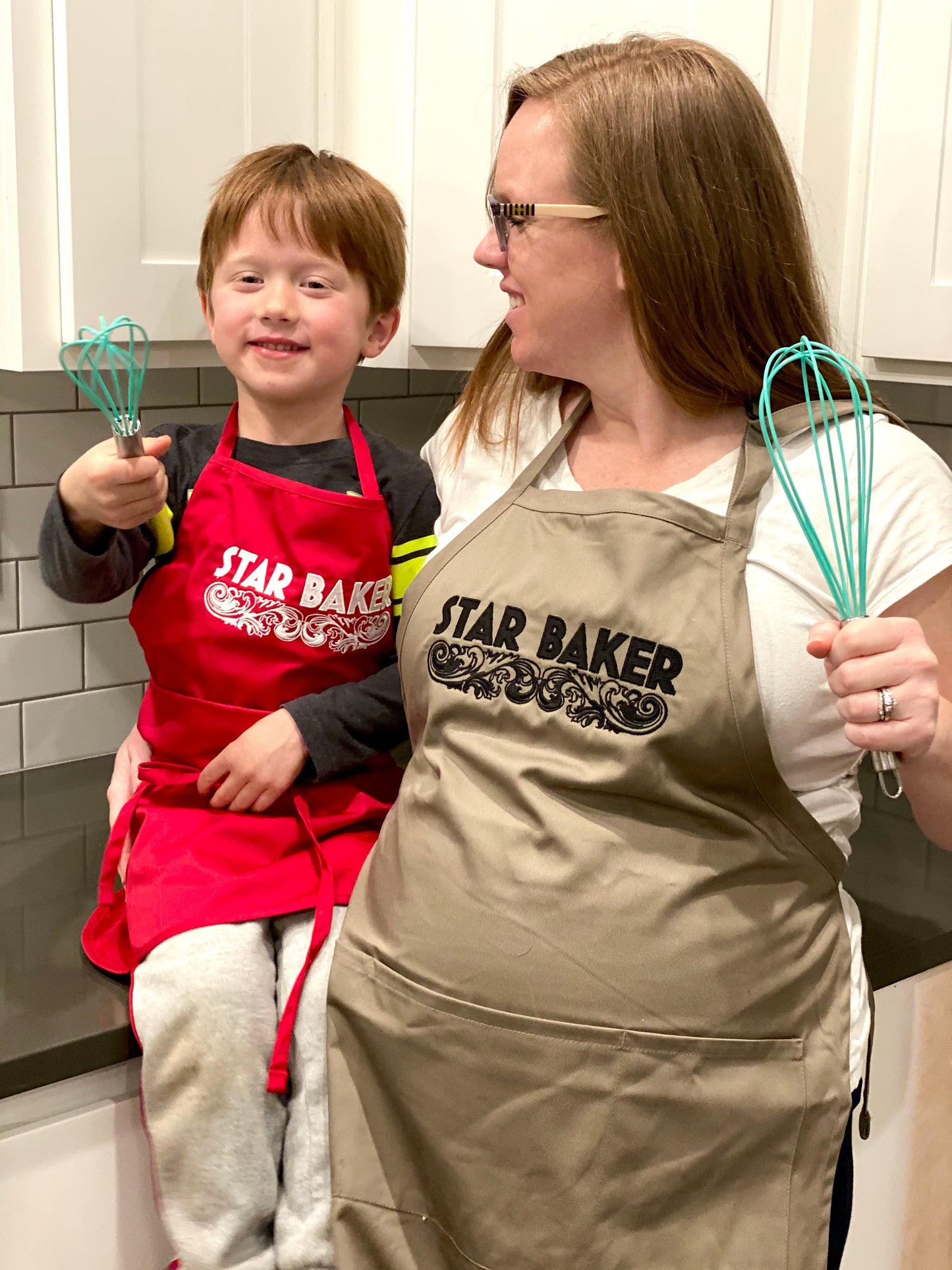 Star Baker Embroidered Apron - Multiple Apron Color/Style Options - Tampa Home & Garden Store