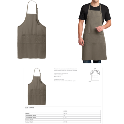 Star Baker Embroidered Apron - Multiple Apron Color/Style Options - Tampa Home & Garden Store