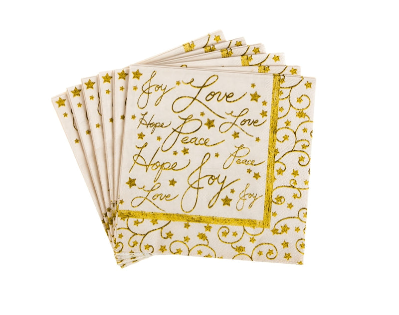Starlit Winter Paper Cocktail Napkin - Tampa Home & Garden Store