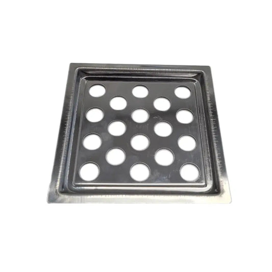 Steel Charcoal Grate Set, perforated square grill with circular holes, Fire Sense Balkene Home on Tampa Home & Garden Store