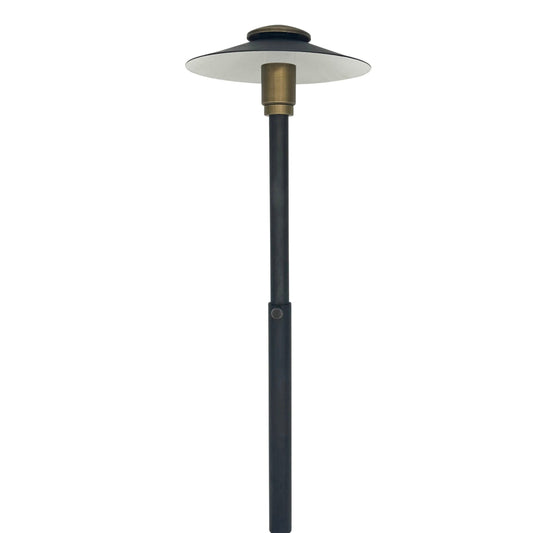 Stelvio Black Brass Adjustable Path Light Low Voltage Outdoor Lighting - Tampa soil911.com