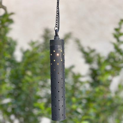 Stelvio Black Cast Brass Hanging Pendant Light Low Voltage Outdoor Lighting - Tampa Home & Garden Store