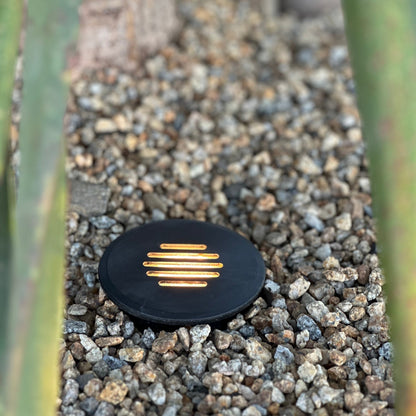 Stelvio Black Cast Brass In-Ground Well Light Low Voltage Landscape Lighting - Tampa Home & Garden Store