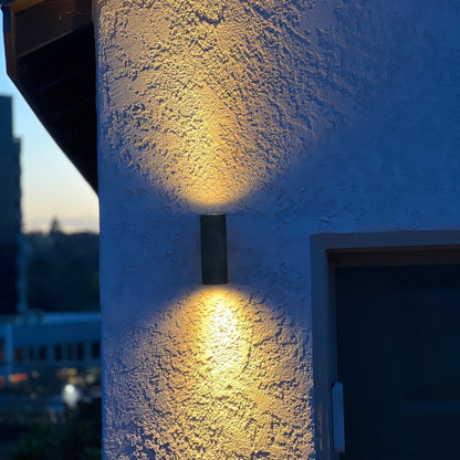 Stelvio Sconce Black Finish Up/Down Light Low Voltage Outdoor Lighting - Tampa Home & Garden Store