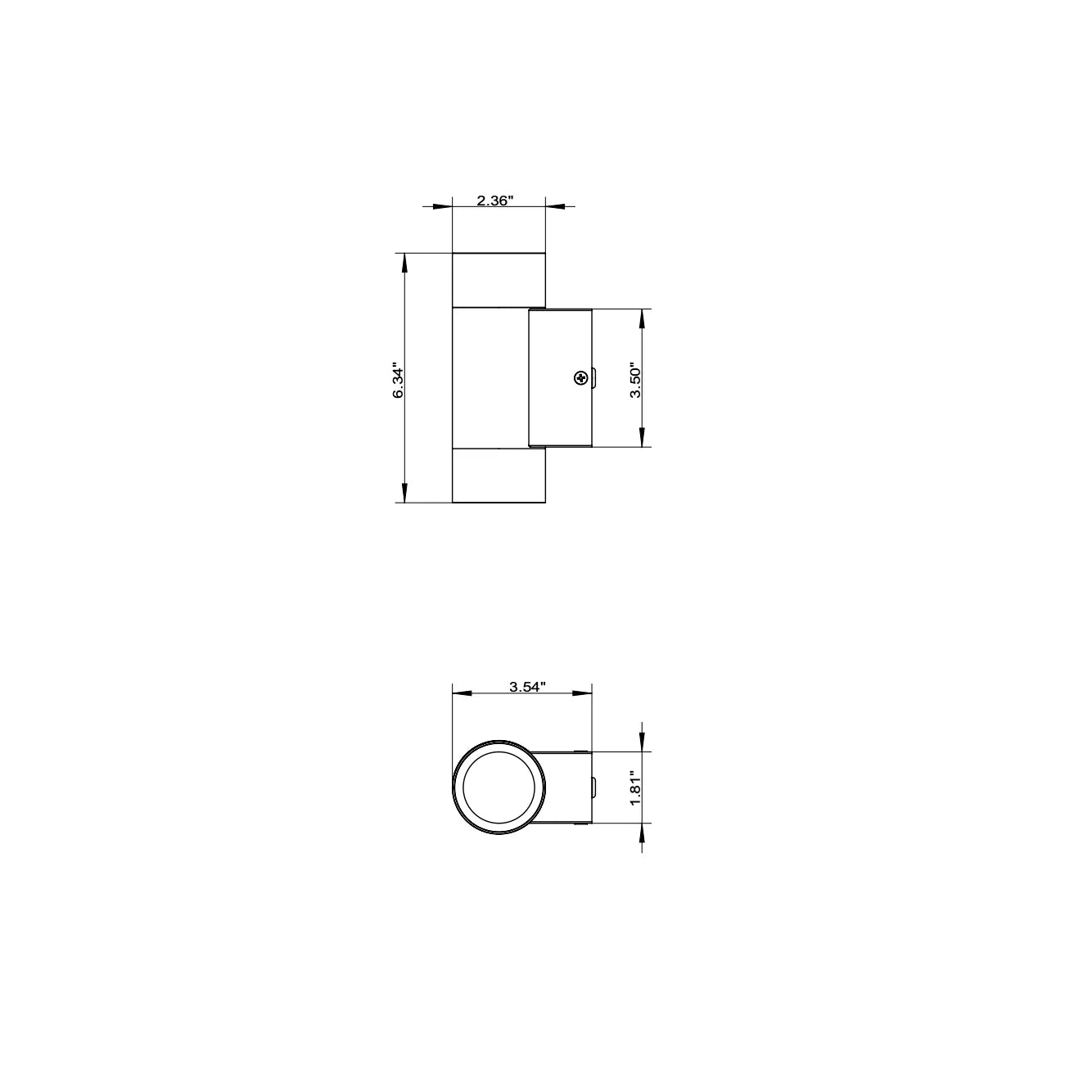 Stelvio Sconce White Finish Up/Down Light Low Voltage Outdoor Lighting - Tampa Home & Garden Store