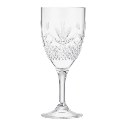 Onix Acrylic Crystal Wine Glasses Set of 4