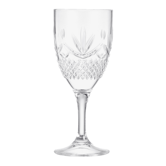 Onix Acrylic Crystal Wine Glasses Set of 4