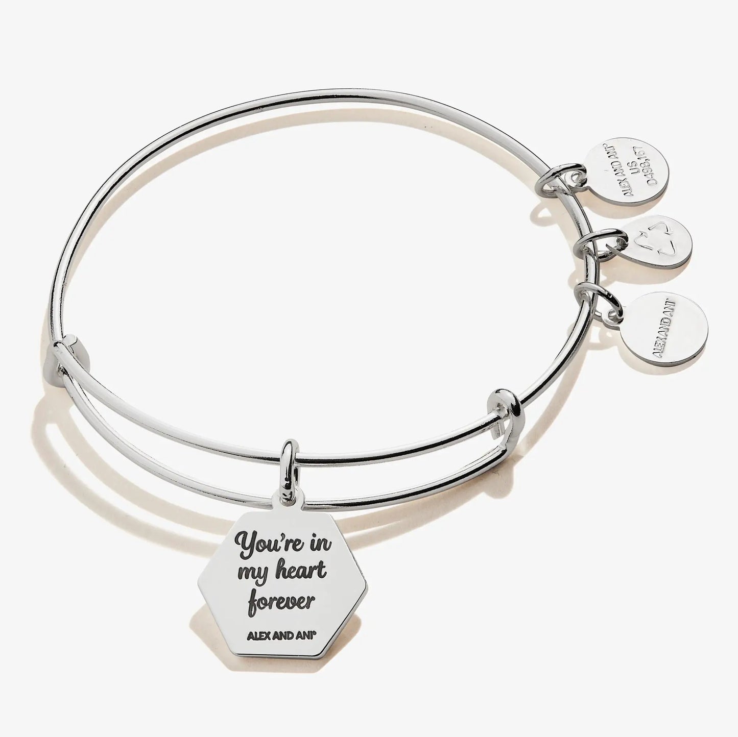 Stepmom Youre in My Heart Forever Charm Bangle