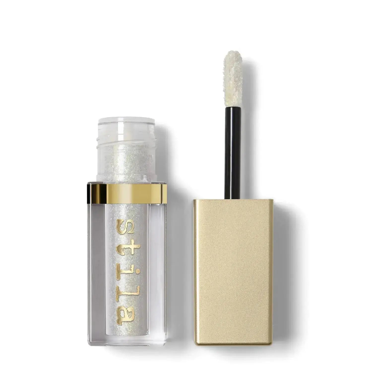 Stila Glitter & Glow Liquid Eye Shadow Perlina in silver glitter with wand applicator on Tampa Home & Garden Store