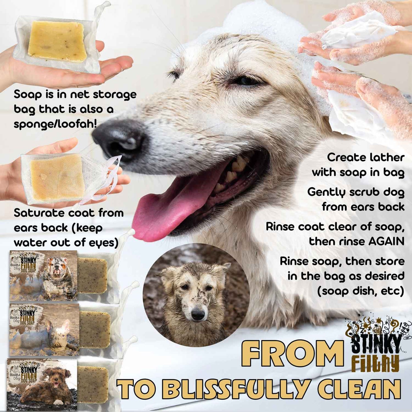 Stinky Filthy Dog Shampoo & Soap - Tampa Home & Garden Store