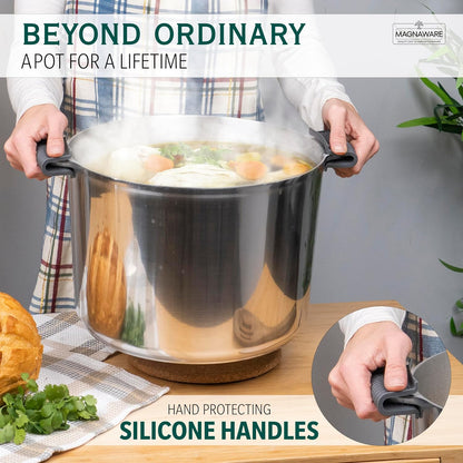 Stock Pot with Lid 18 Quarts - Tampa Home & Garden Store