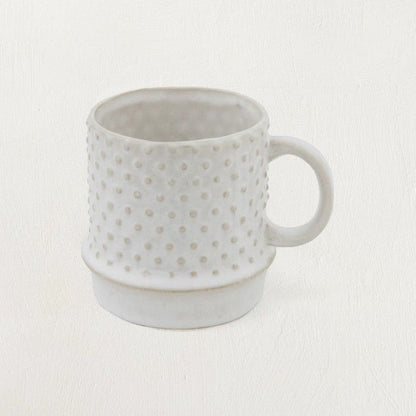 Stoneware Mug with Hobnail Pattern - Tampa Home & Garden Store