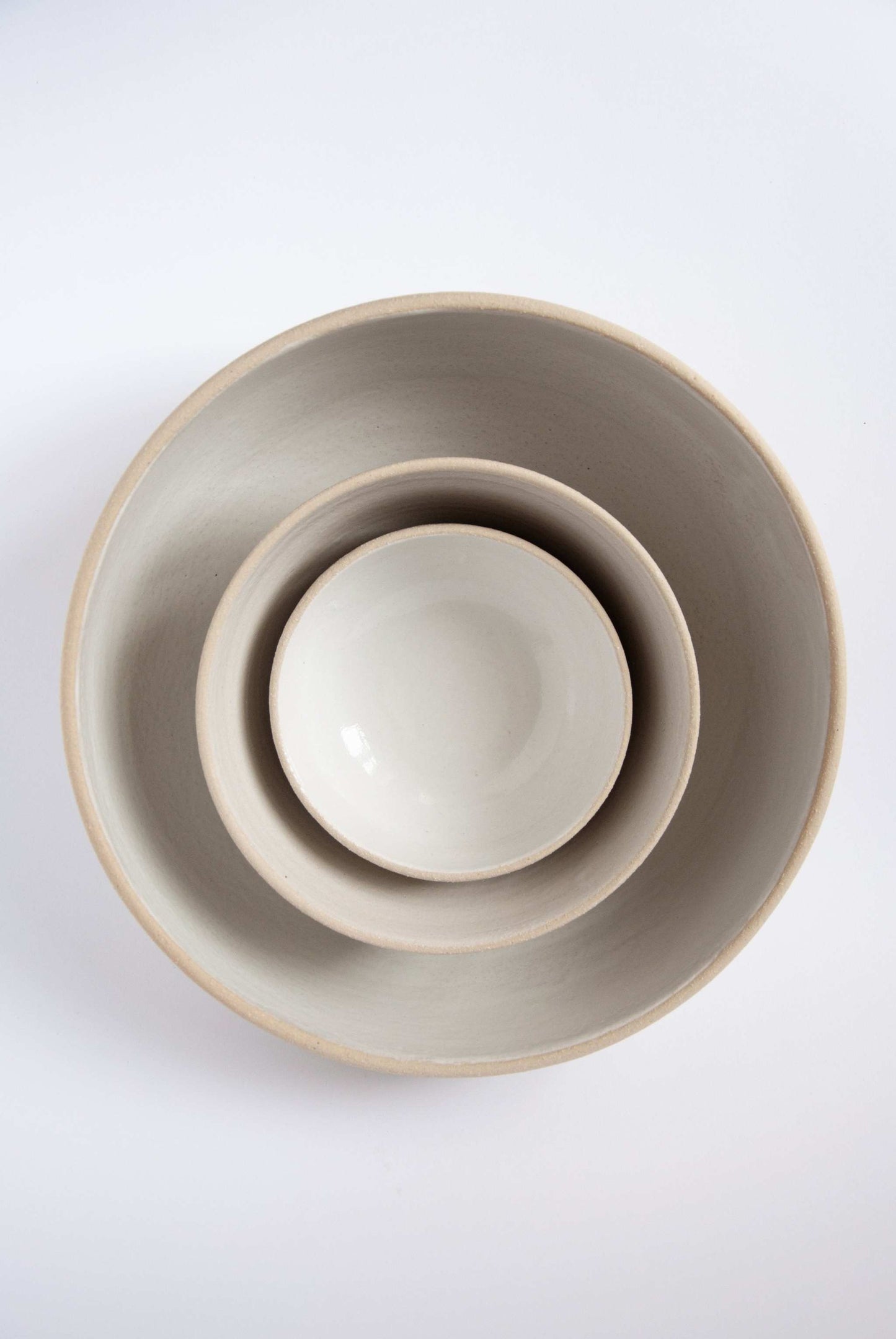 Artisan Stoneware Fruit Bowl and Centerpiece
